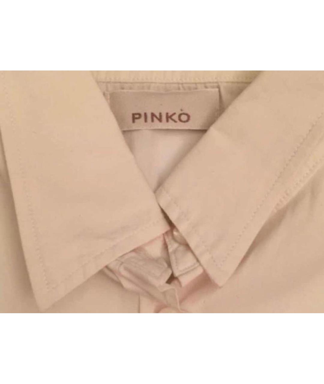 PINKO Белая хлопковая рубашка/блузка, фото 2