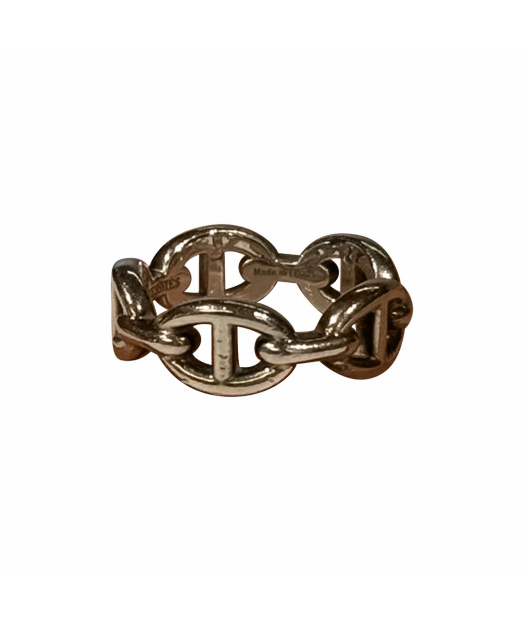 HERMES Серебряное серебряное кольцо, фото 1