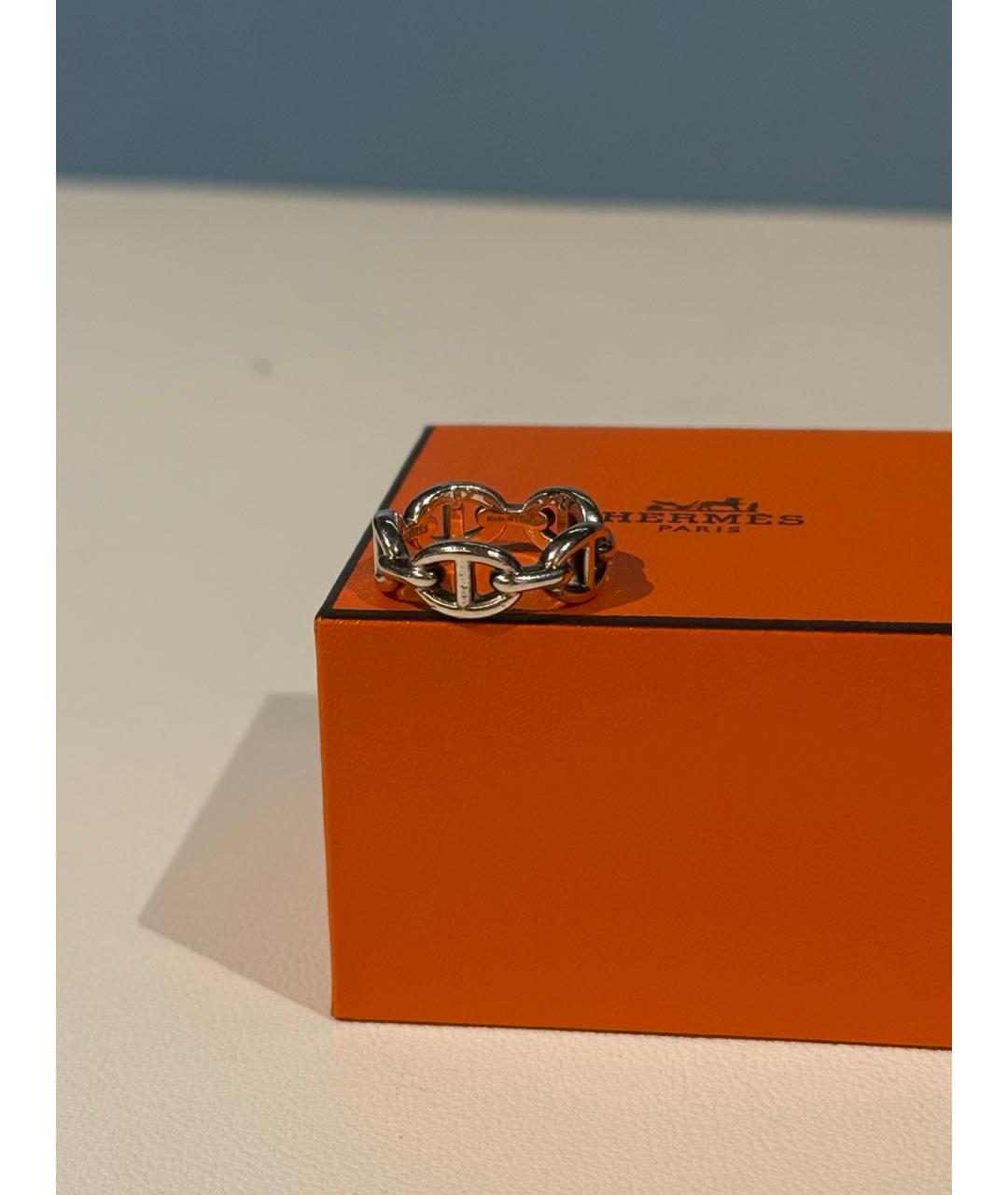 HERMES Серебряное серебряное кольцо, фото 3