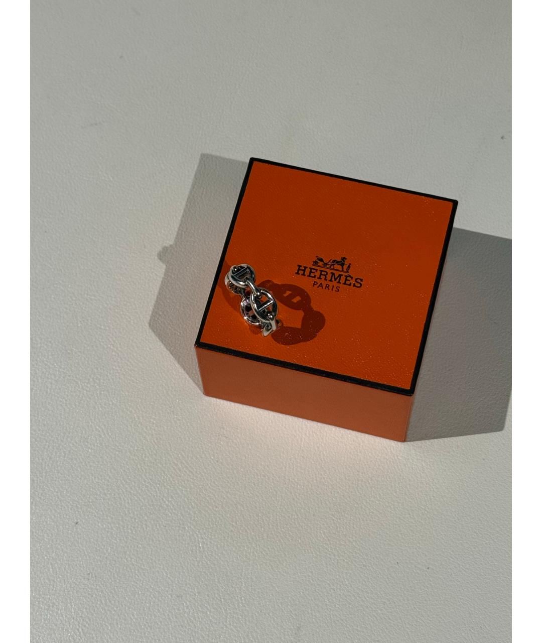HERMES Серебряное серебряное кольцо, фото 2