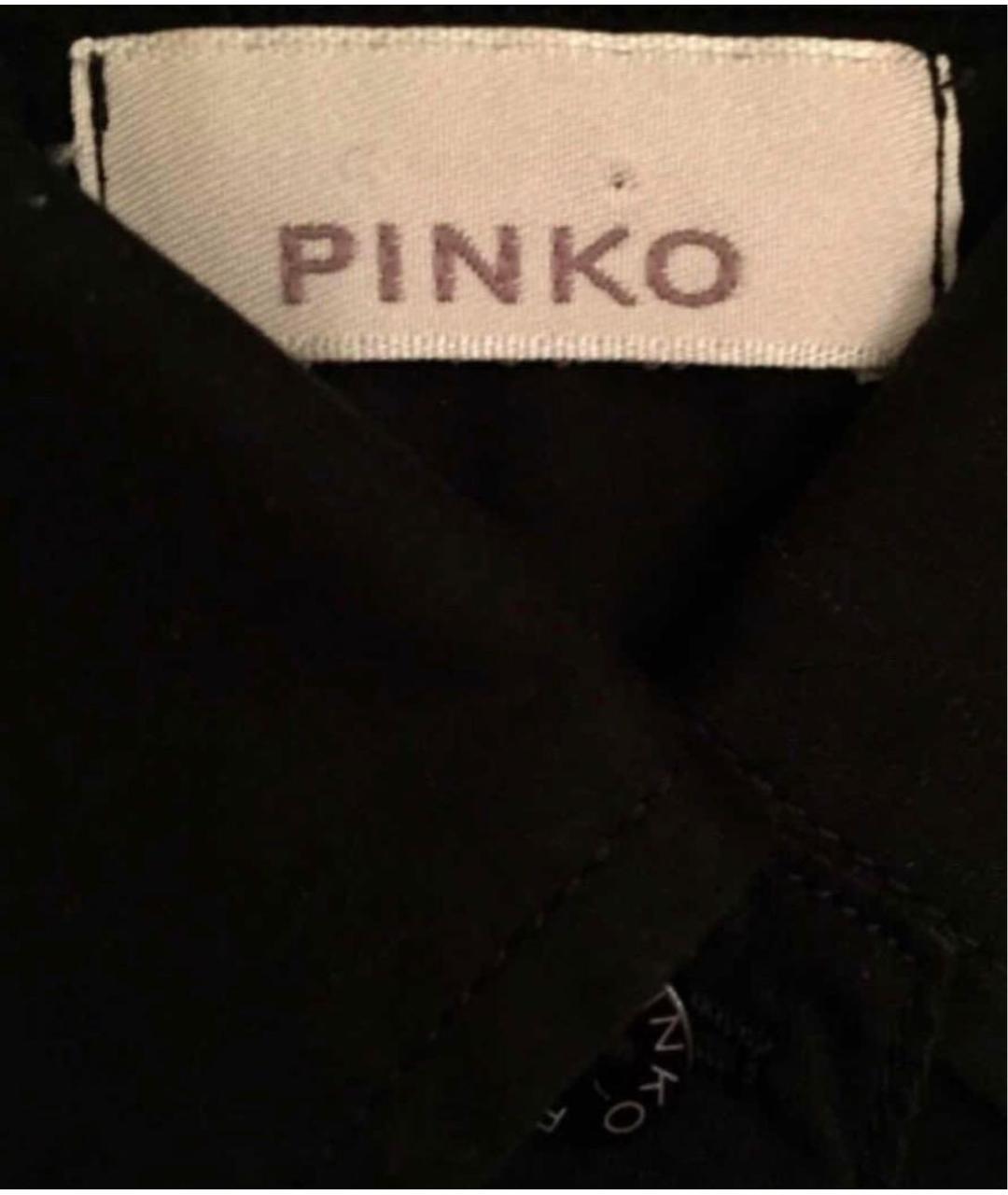 PINKO Черная хлопковая рубашка/блузка, фото 4