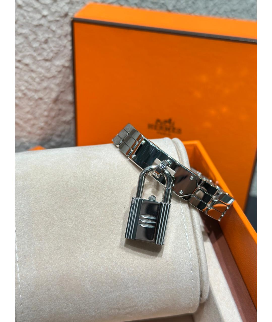 HERMES Серебряные часы из белого золота, фото 3