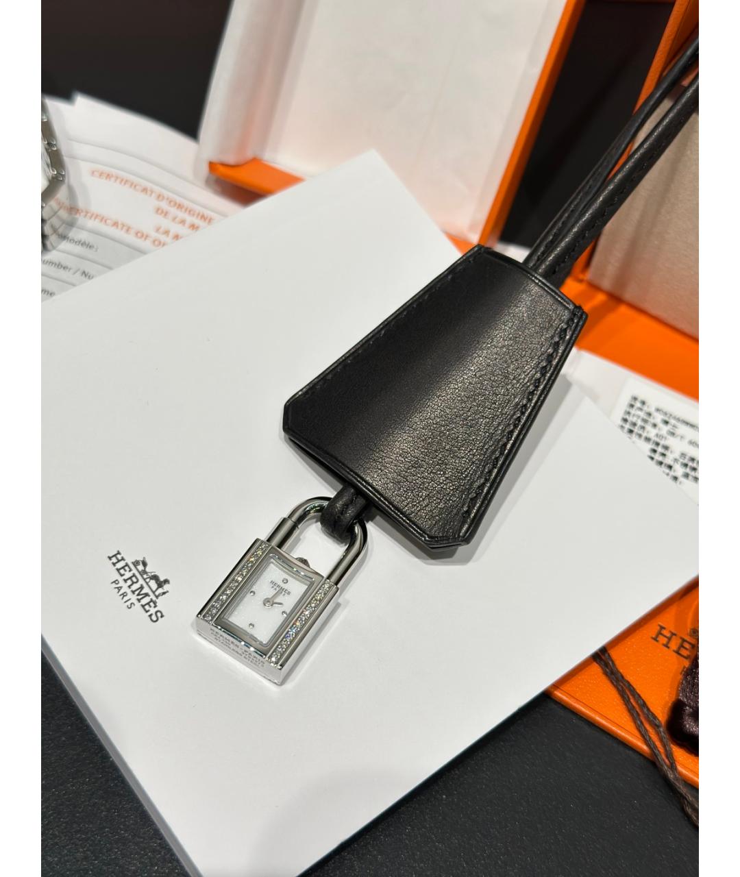 HERMES Серебряные часы из белого золота, фото 6