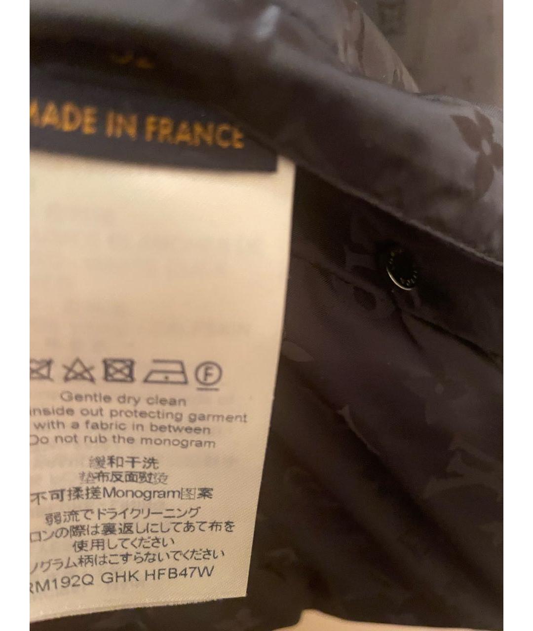 LOUIS VUITTON Темно-синяя полиэстеровая куртка, фото 7