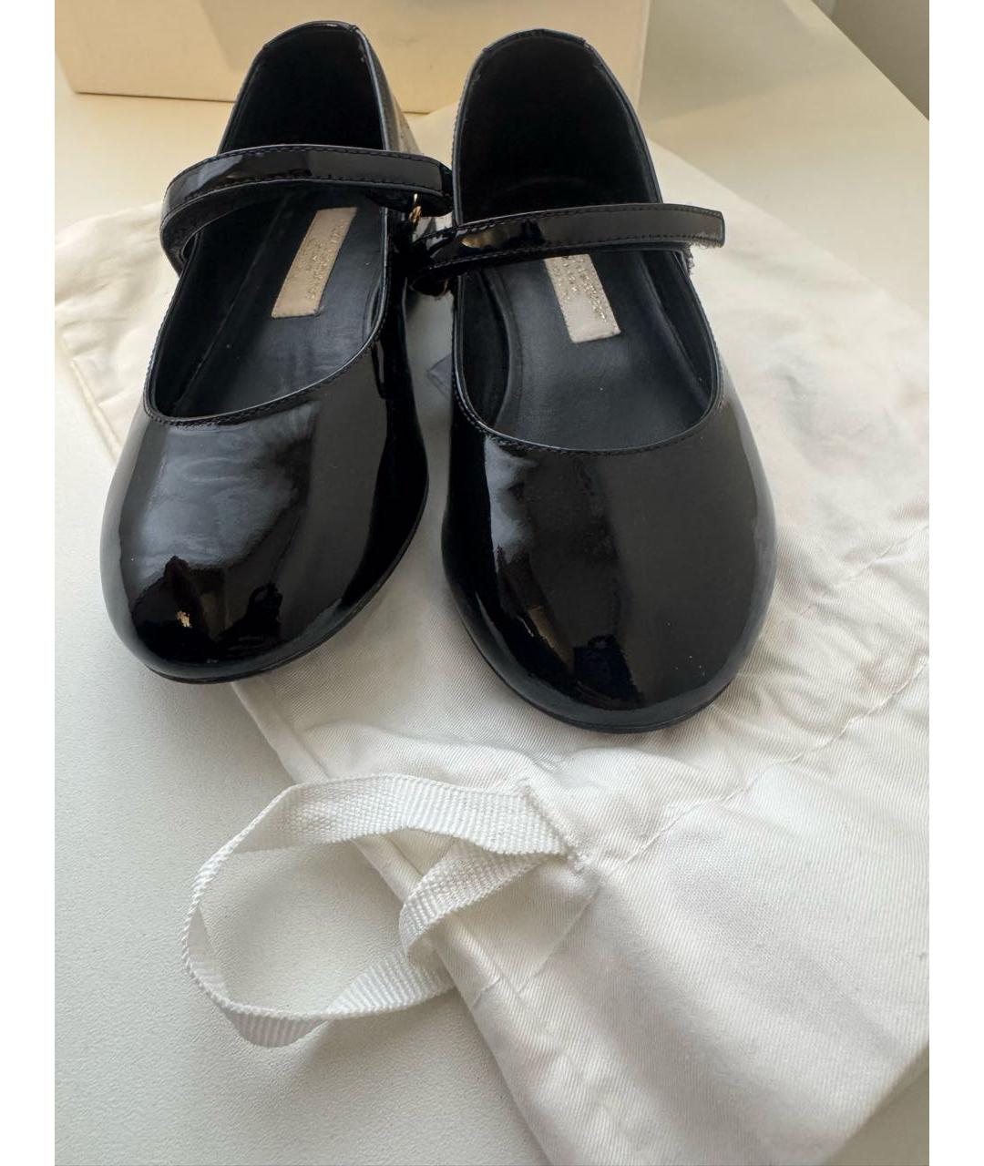 DOLCE&GABBANA Черные туфли из лакированной кожи, фото 3
