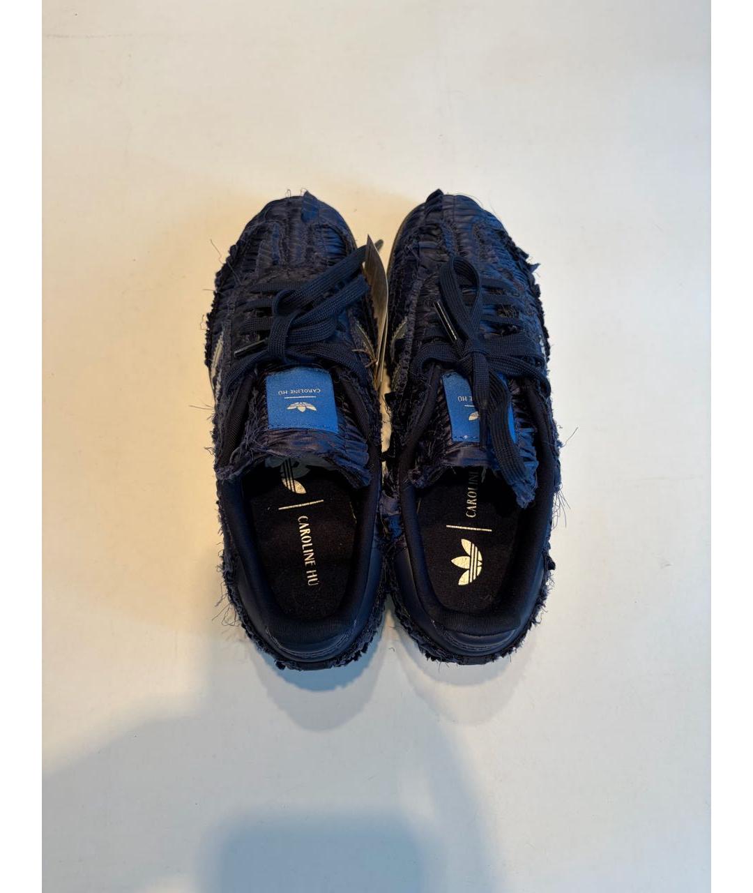 ADIDAS Синие текстильные кеды, фото 3