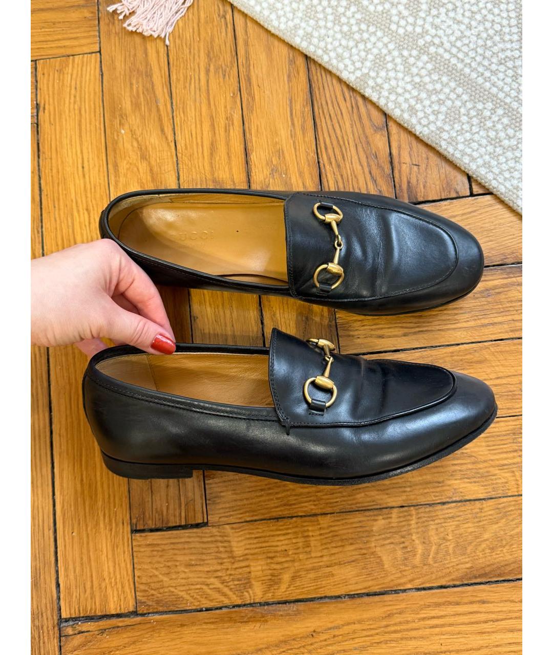 GUCCI Черные кожаные лоферы, фото 8