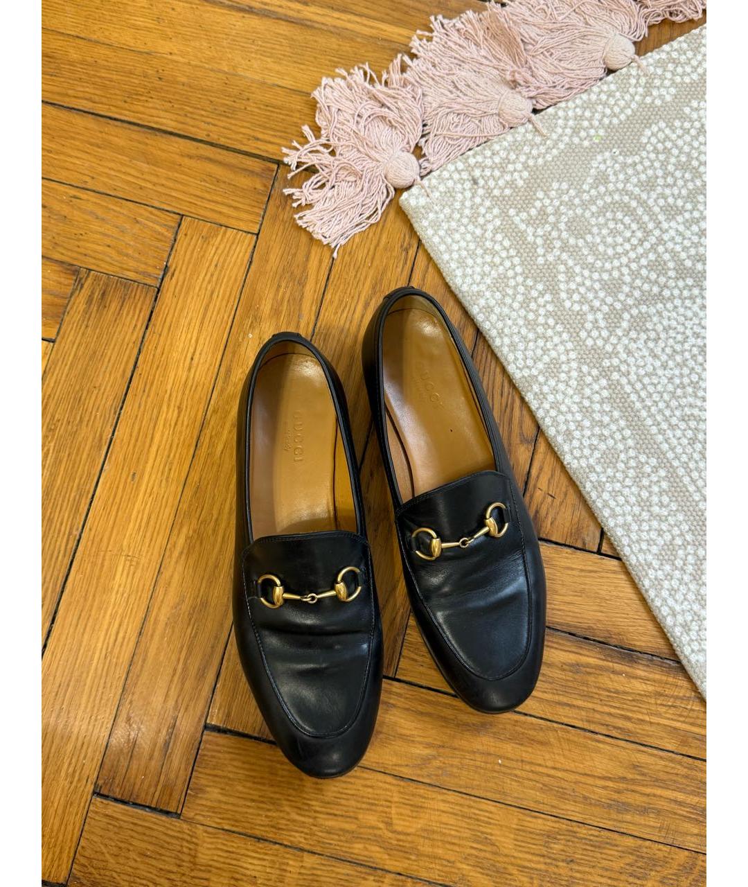 GUCCI Черные кожаные лоферы, фото 2