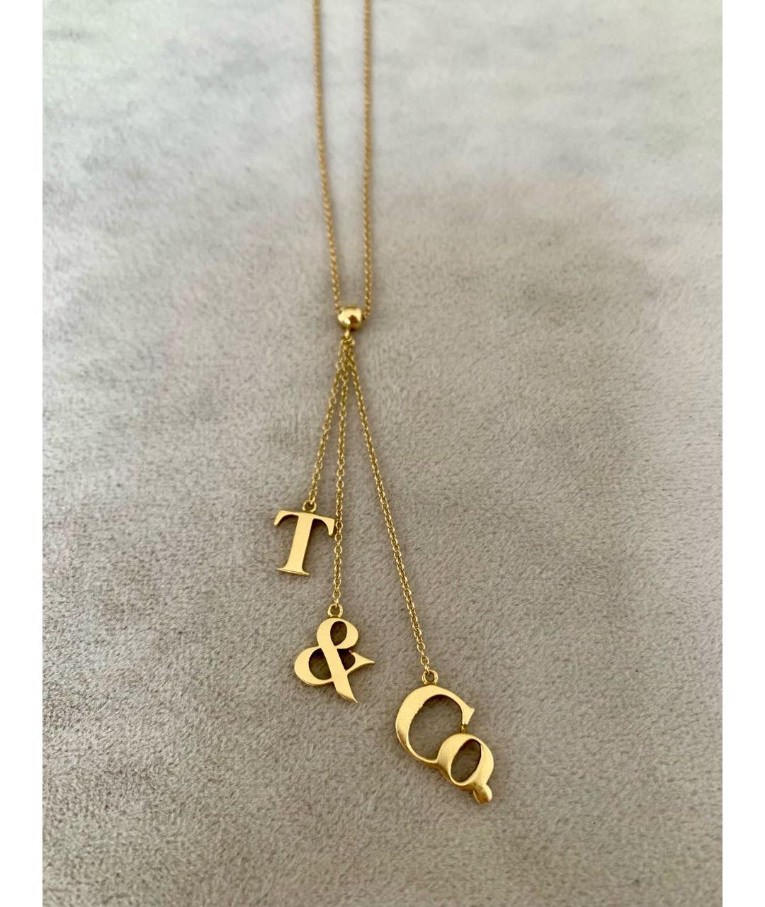 TIFFANY&CO Желтая подвеска из желтого золота, фото 5