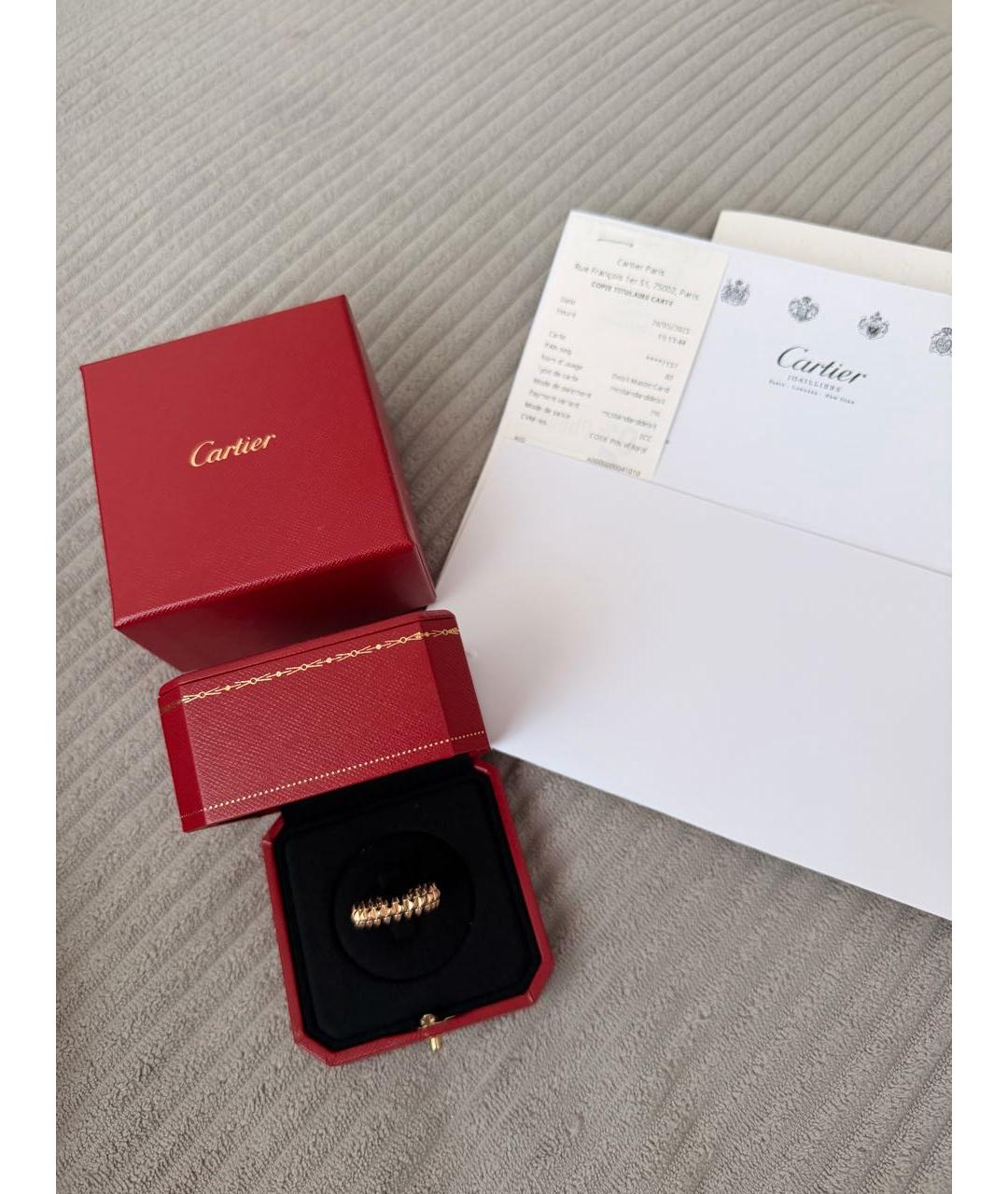 CARTIER Золотое кольцо из розового золота, фото 5