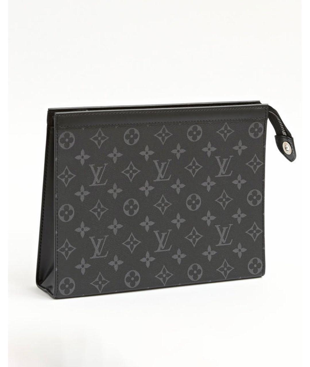 LOUIS VUITTON Черная барсетка, фото 2
