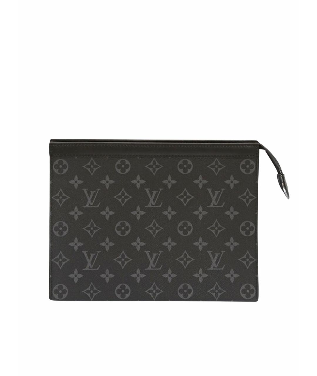 LOUIS VUITTON Черная барсетка, фото 1
