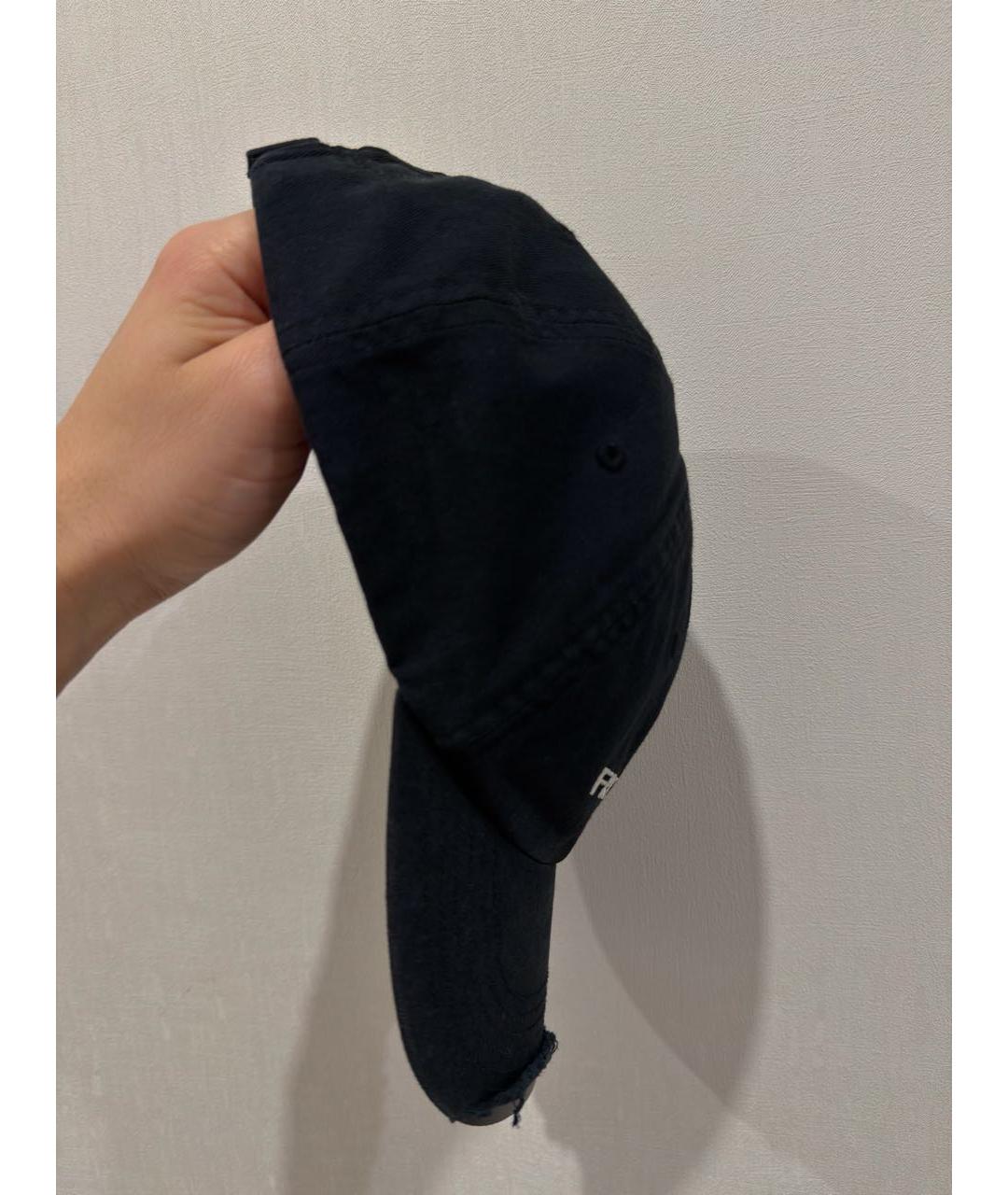VETEMENTS Черная хлопковая кепка/бейсболка, фото 4