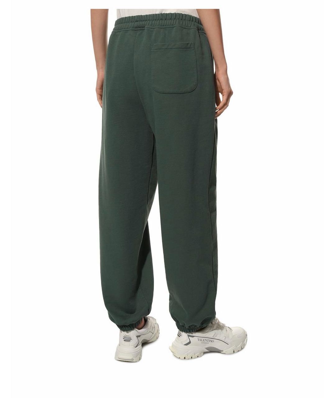 VETEMENTS Зеленые хлопковые спортивные брюки и шорты, фото 7