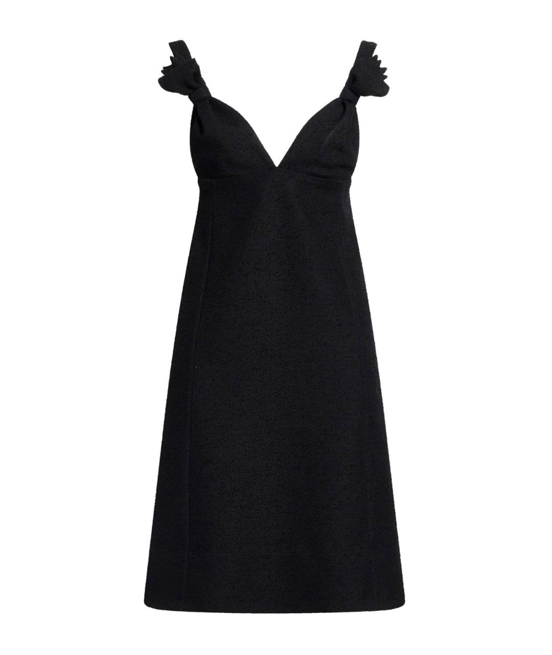CHRISTIAN DIOR Черное шерстяное платье, фото 5