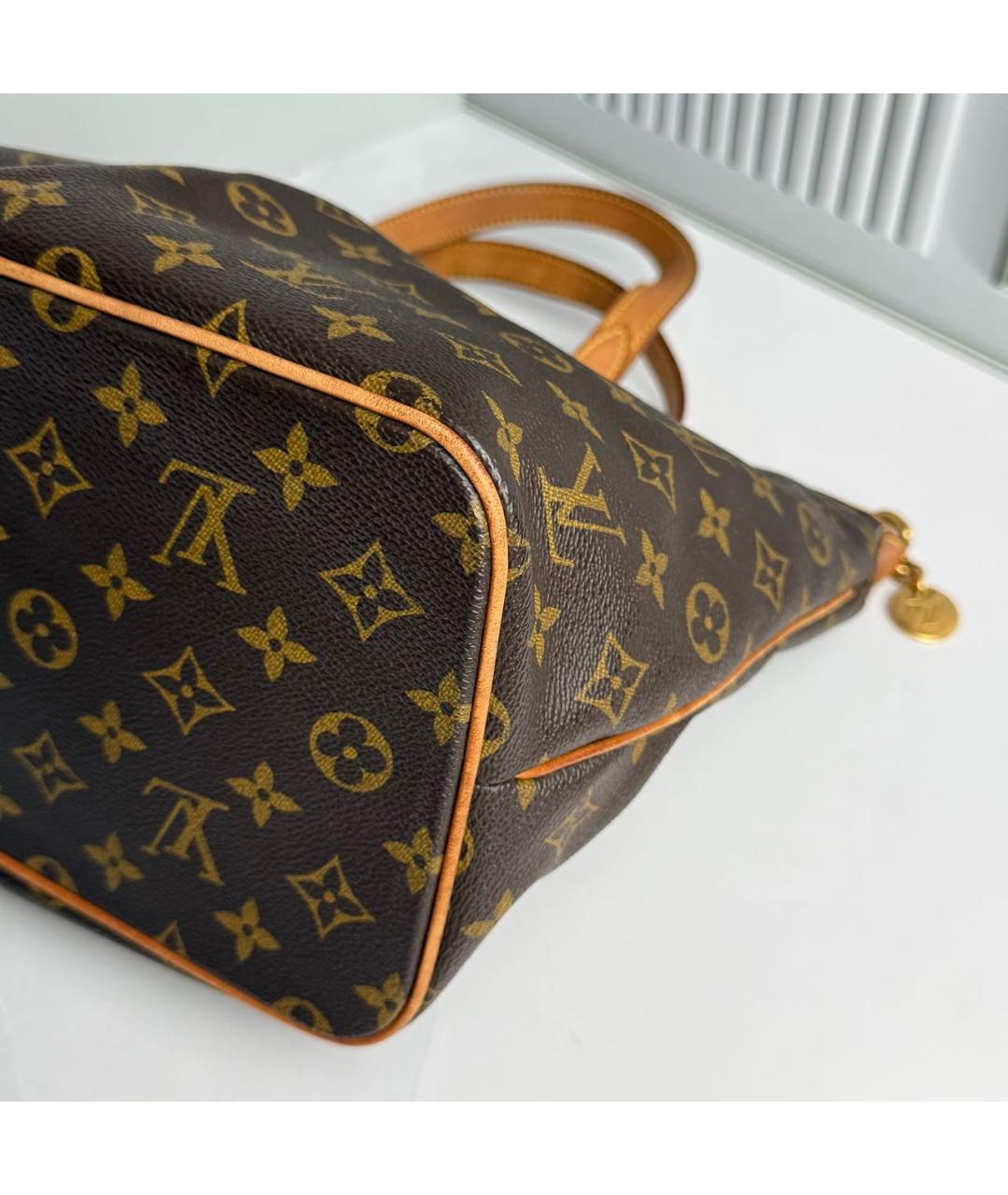 LOUIS VUITTON Коричневая сумка с короткими ручками, фото 3
