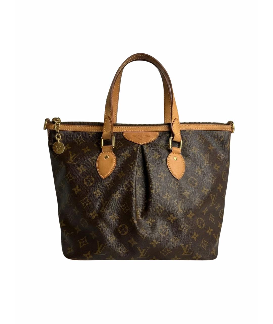 LOUIS VUITTON Коричневая сумка с короткими ручками, фото 1