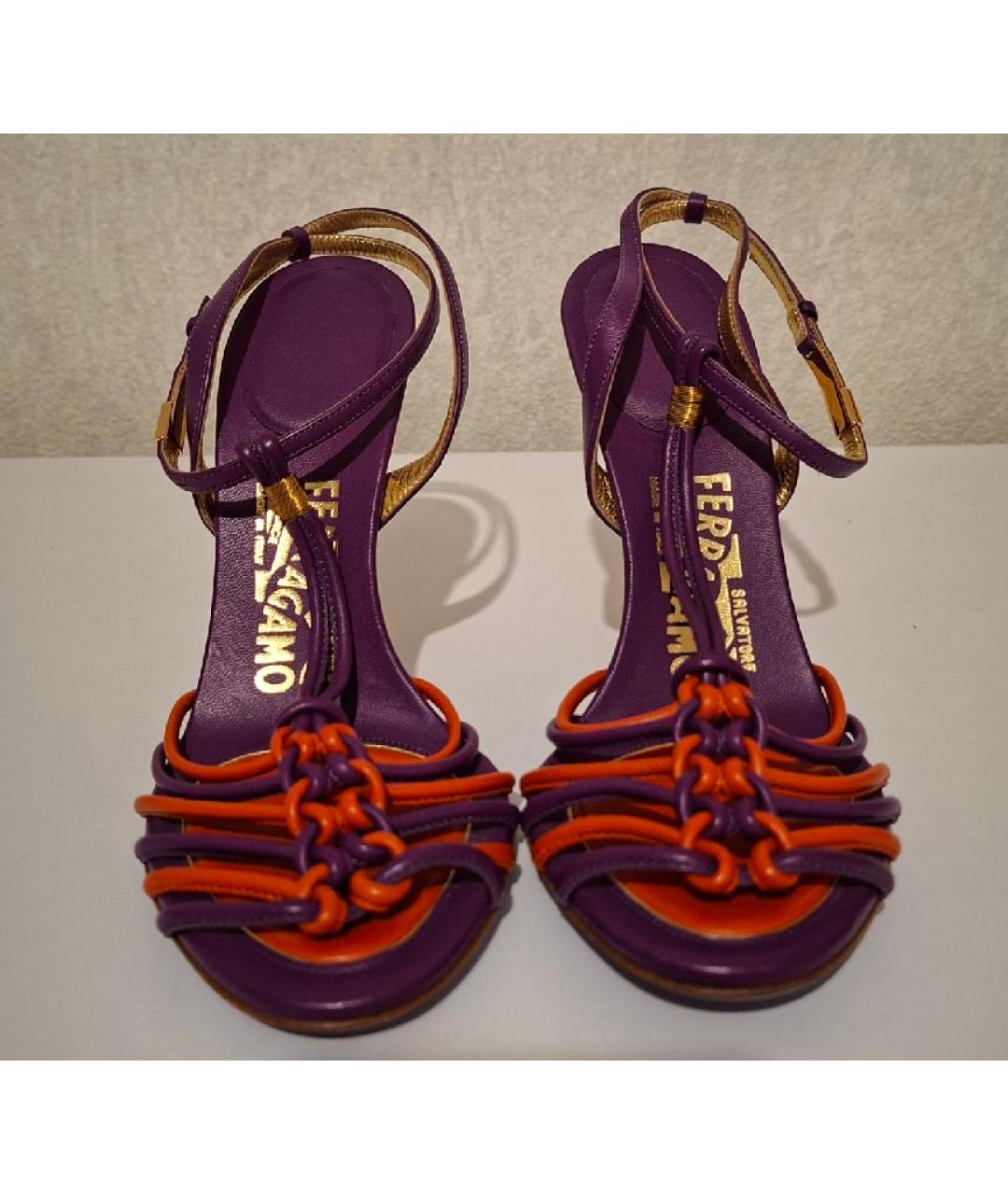 FERRAGAMO Мульти кожаные туфли, фото 2