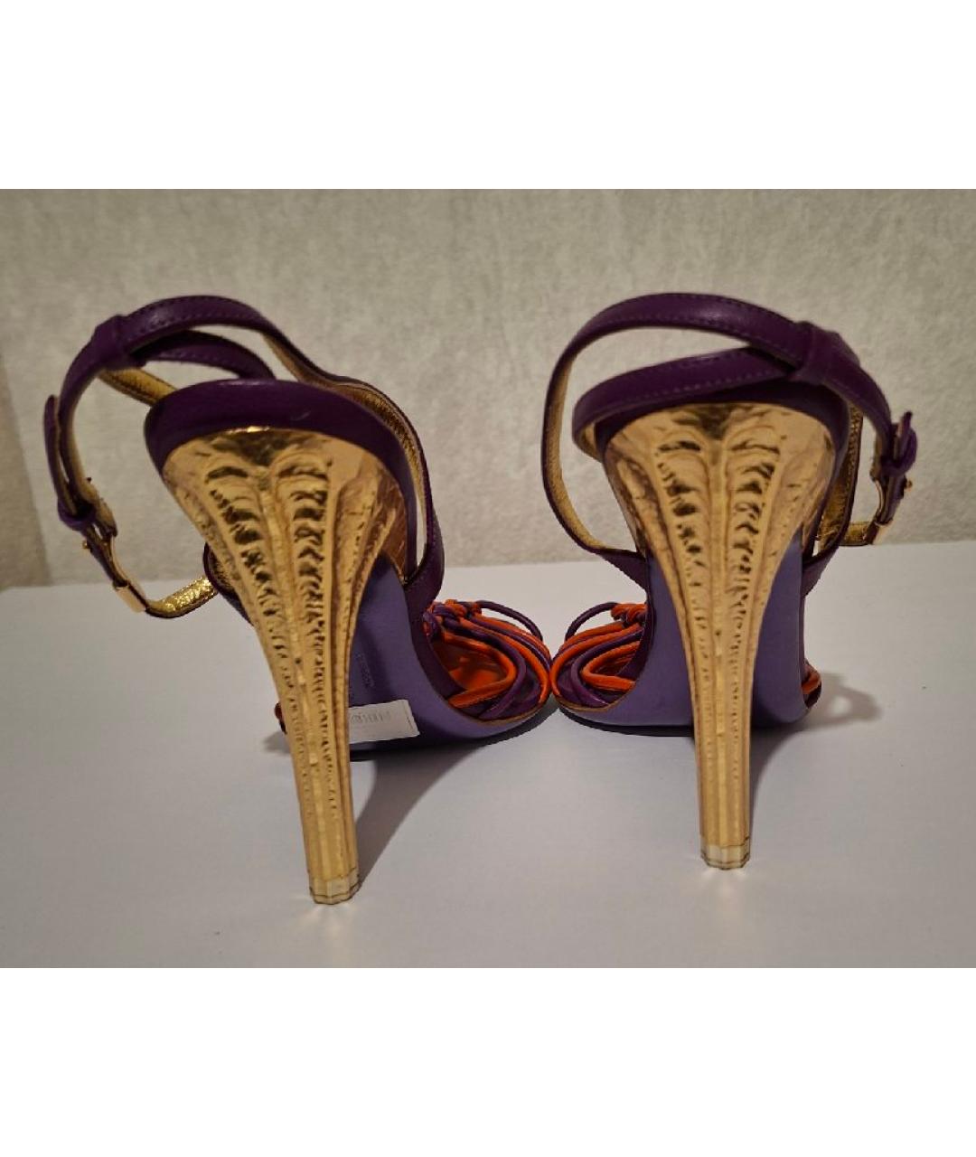 FERRAGAMO Мульти кожаные туфли, фото 3