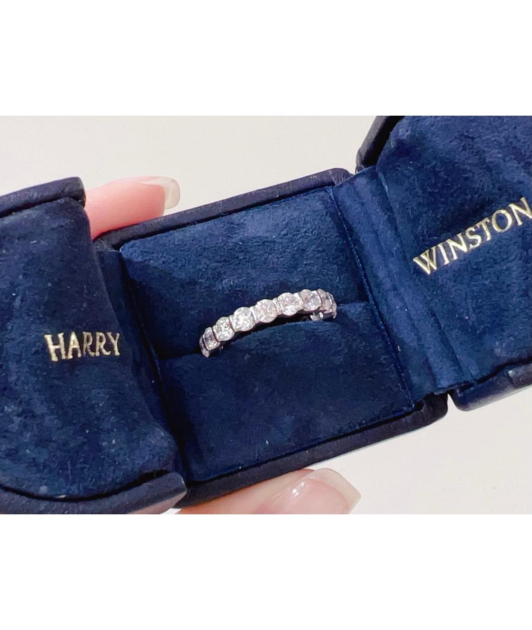 Harry Winston Серебряное платиновое кольцо, фото 2