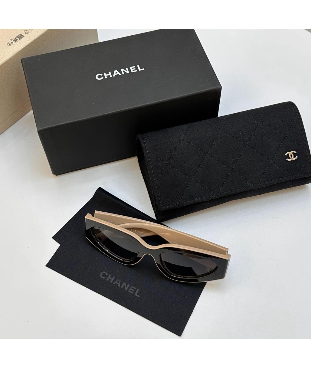 CHANEL Пластиковые солнцезащитные очки, фото 6