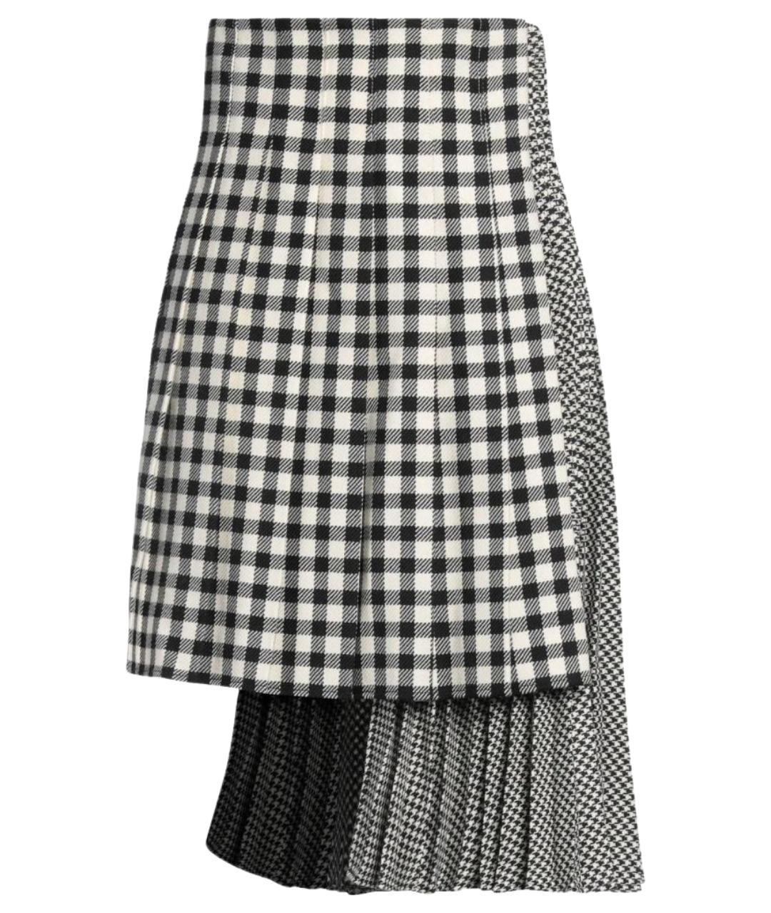 CHRISTIAN DIOR Черная шерстяная юбка мини, фото 1