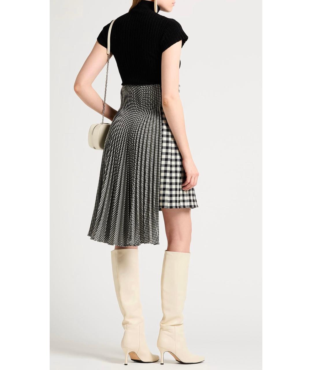 CHRISTIAN DIOR Черная шерстяная юбка мини, фото 3