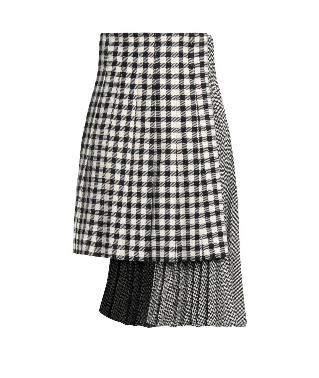 CHRISTIAN DIOR Черная шерстяная юбка мини, фото 5