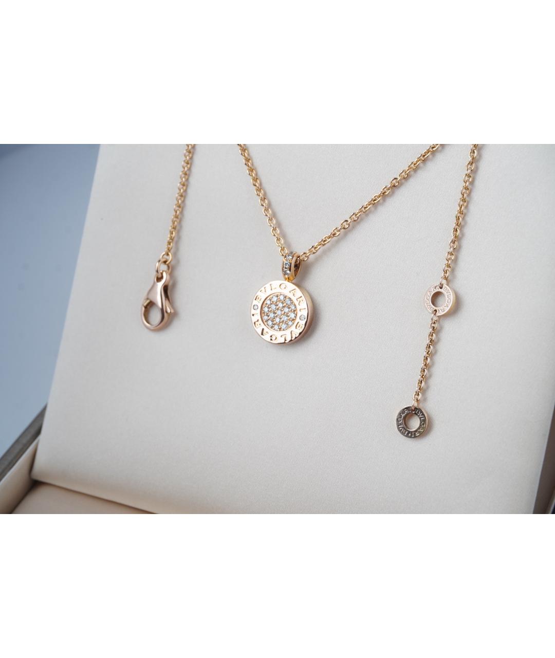 BVLGARI Золотое колье из розового золота, фото 3