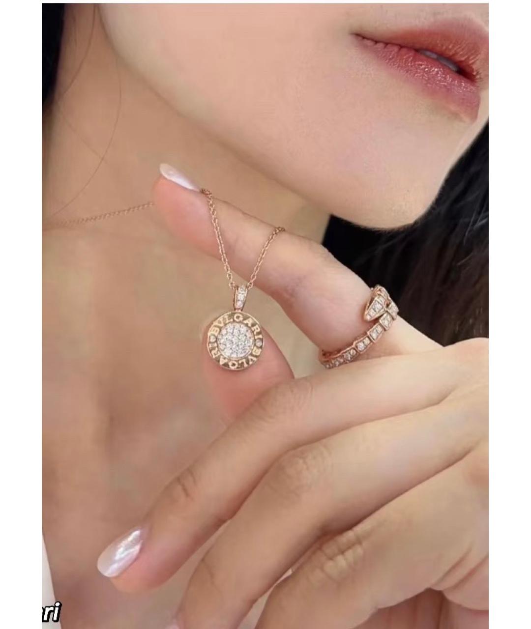 BVLGARI Золотое колье из розового золота, фото 4