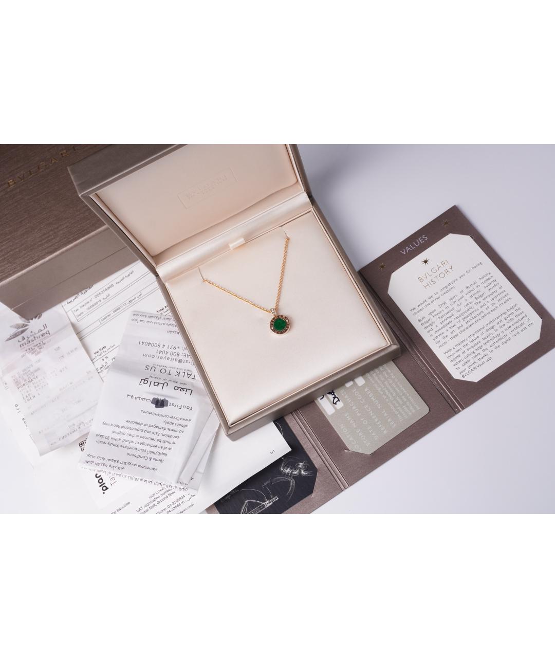 BVLGARI Золотое колье из розового золота, фото 2