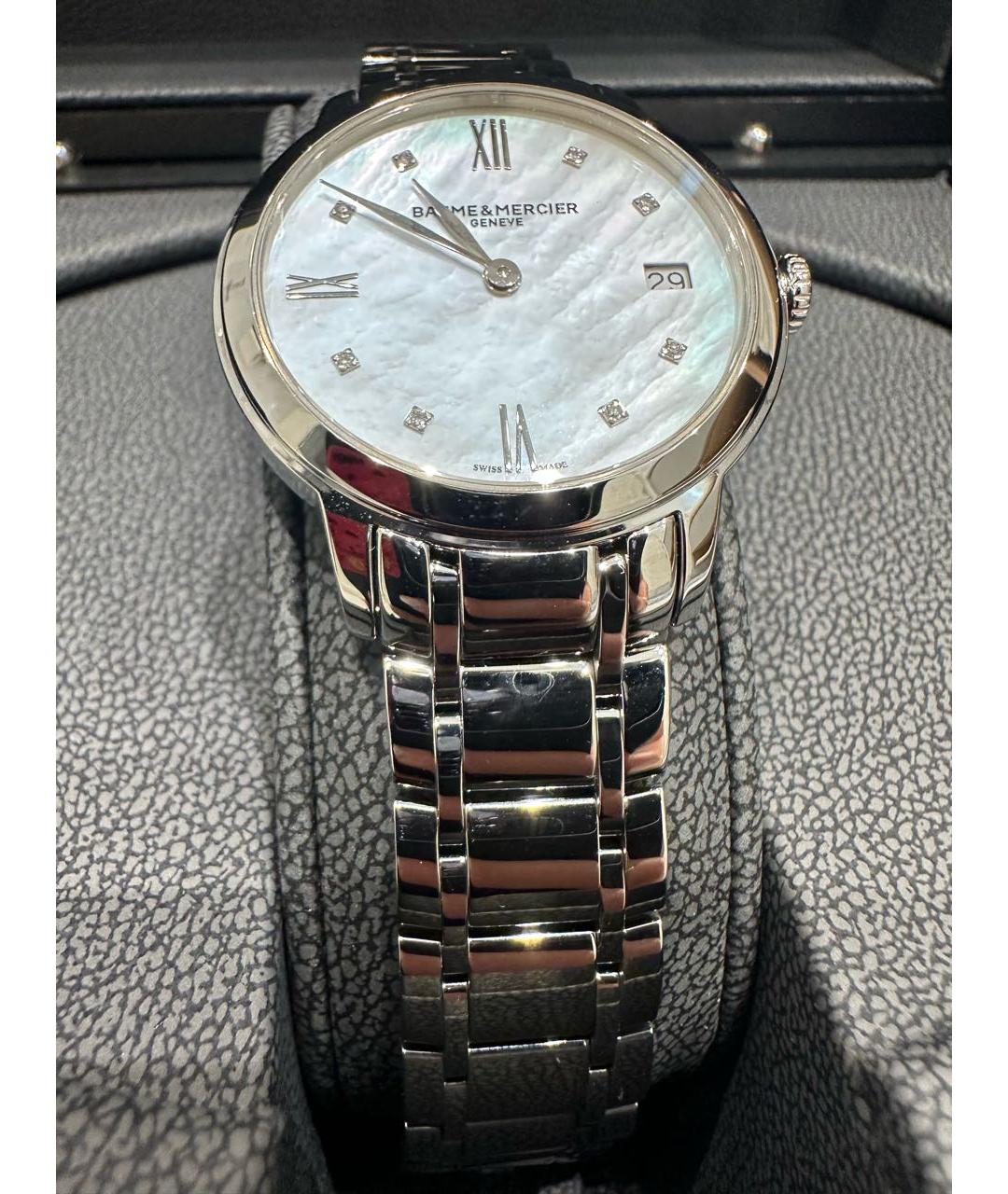 BAUME&MERCIER Серебряные металлические часы, фото 6