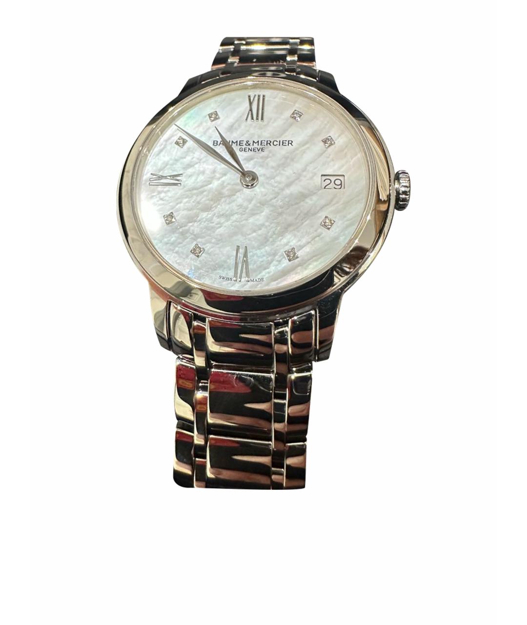 BAUME&MERCIER Серебряные металлические часы, фото 1