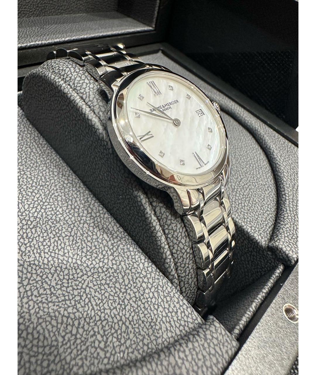 BAUME&MERCIER Серебряные металлические часы, фото 5