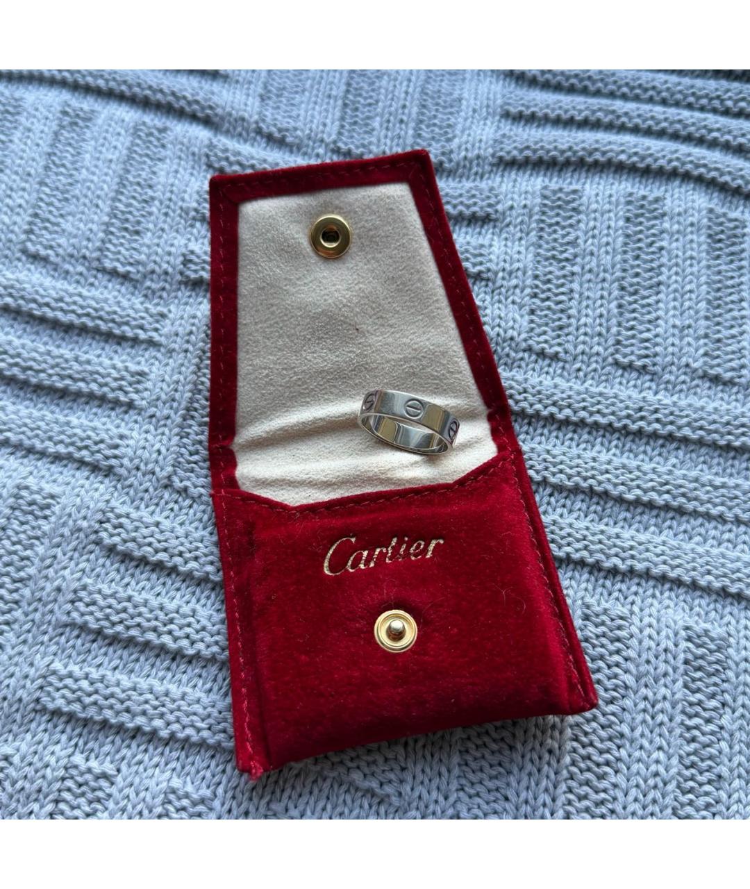 CARTIER Серое кольцо из белого золота, фото 2