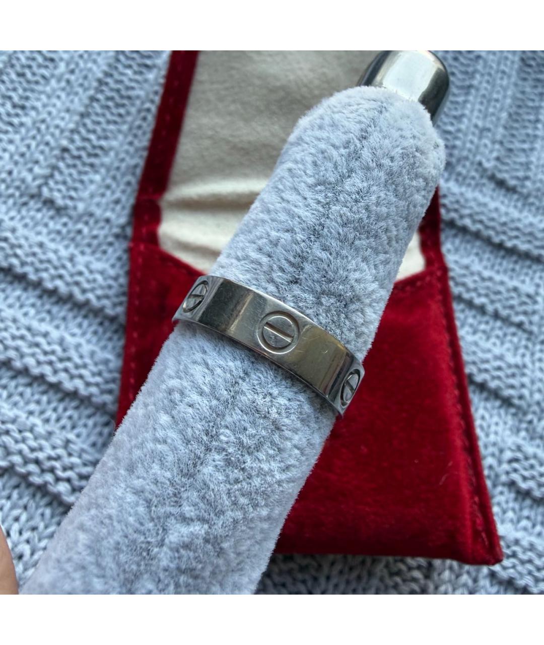 CARTIER Серое кольцо из белого золота, фото 5