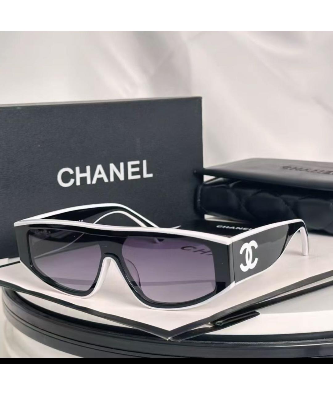 CHANEL Пластиковые солнцезащитные очки, фото 4