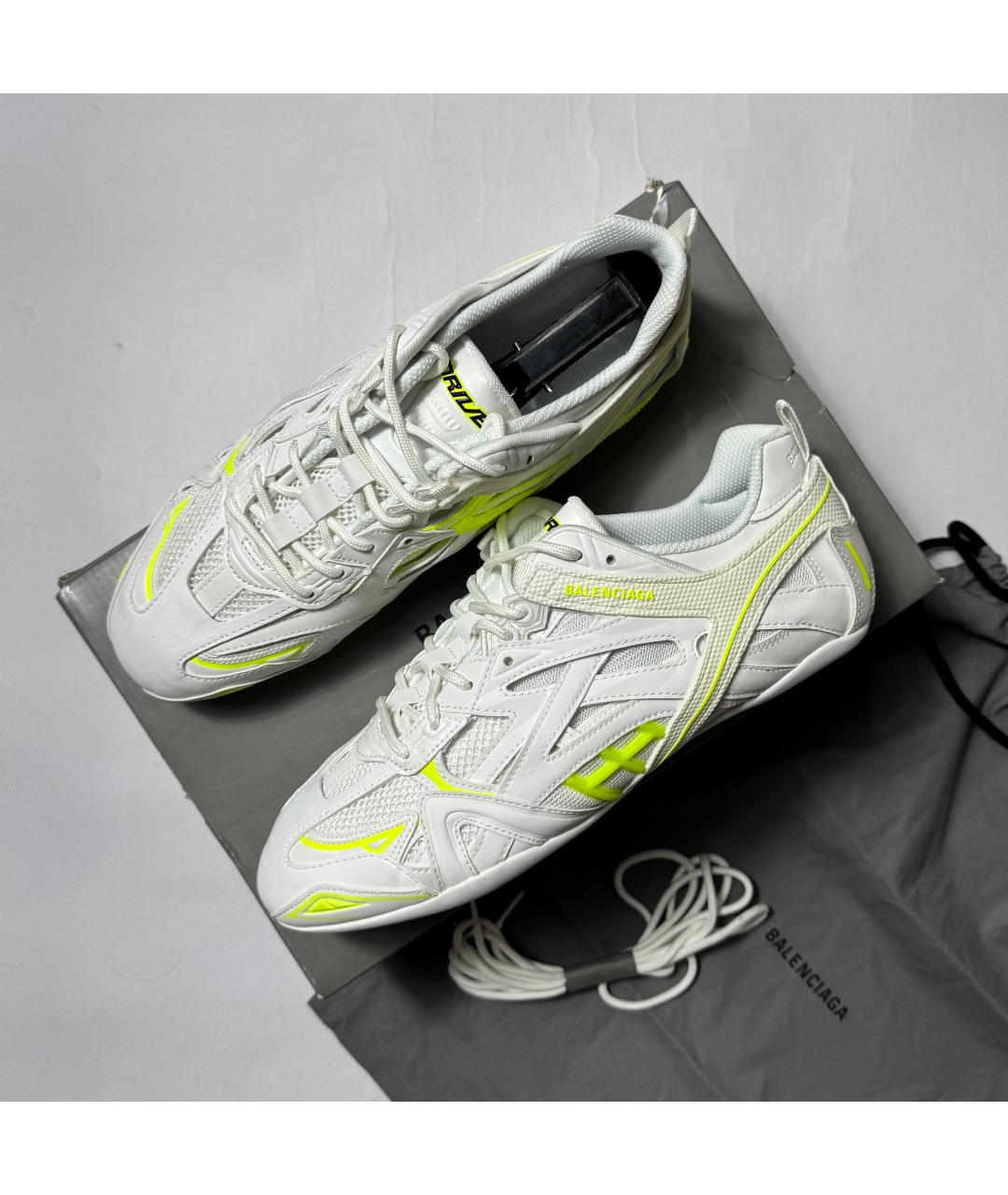 BALENCIAGA Белые низкие кроссовки / кеды, фото 3