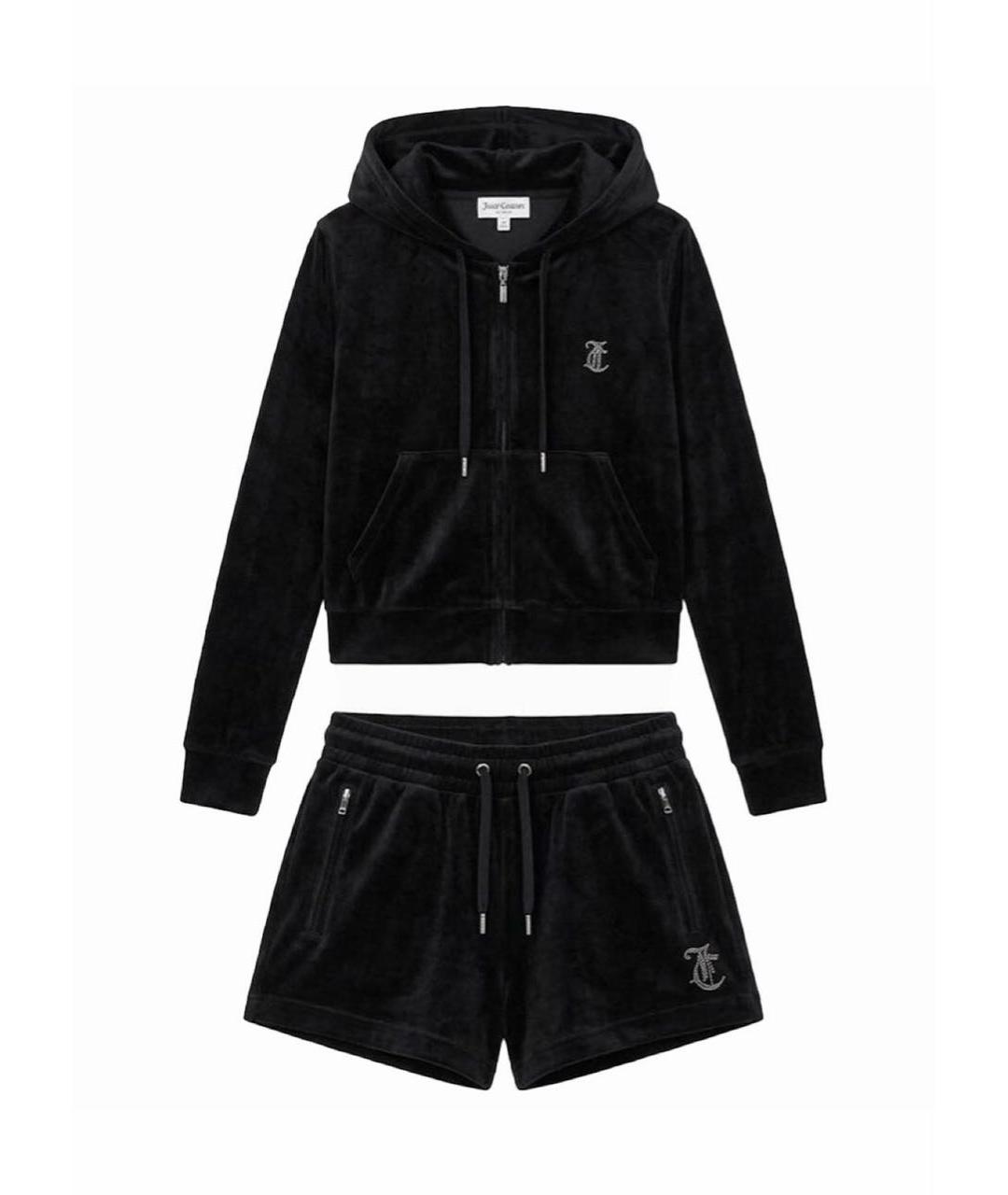 JUICY COUTURE Черный полиэстеровый костюм с брюками, фото 9