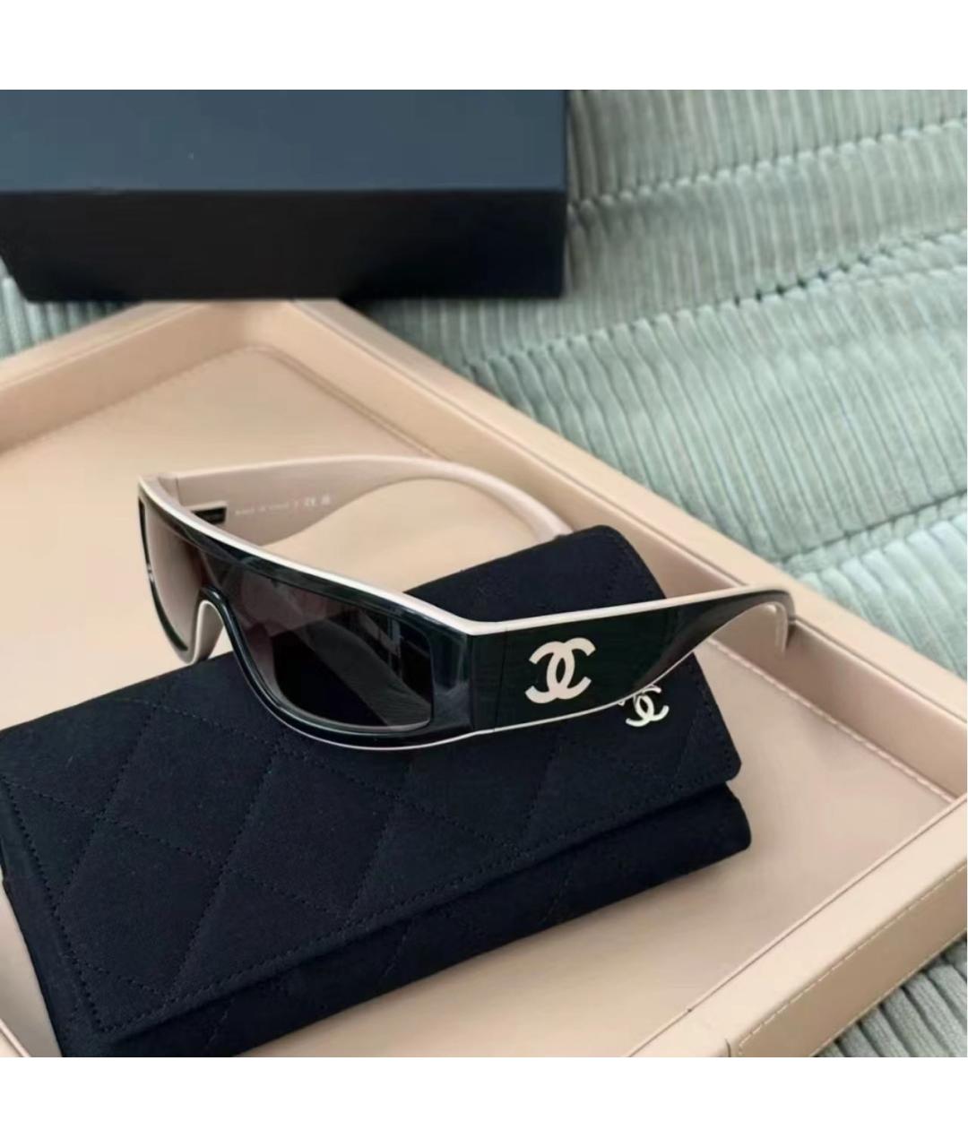 CHANEL Мульти пластиковые солнцезащитные очки, фото 4