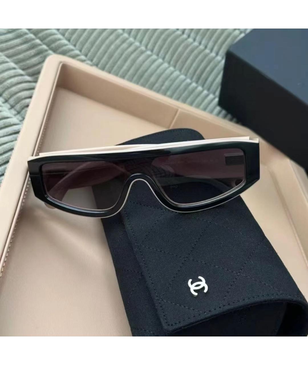 CHANEL Мульти пластиковые солнцезащитные очки, фото 5