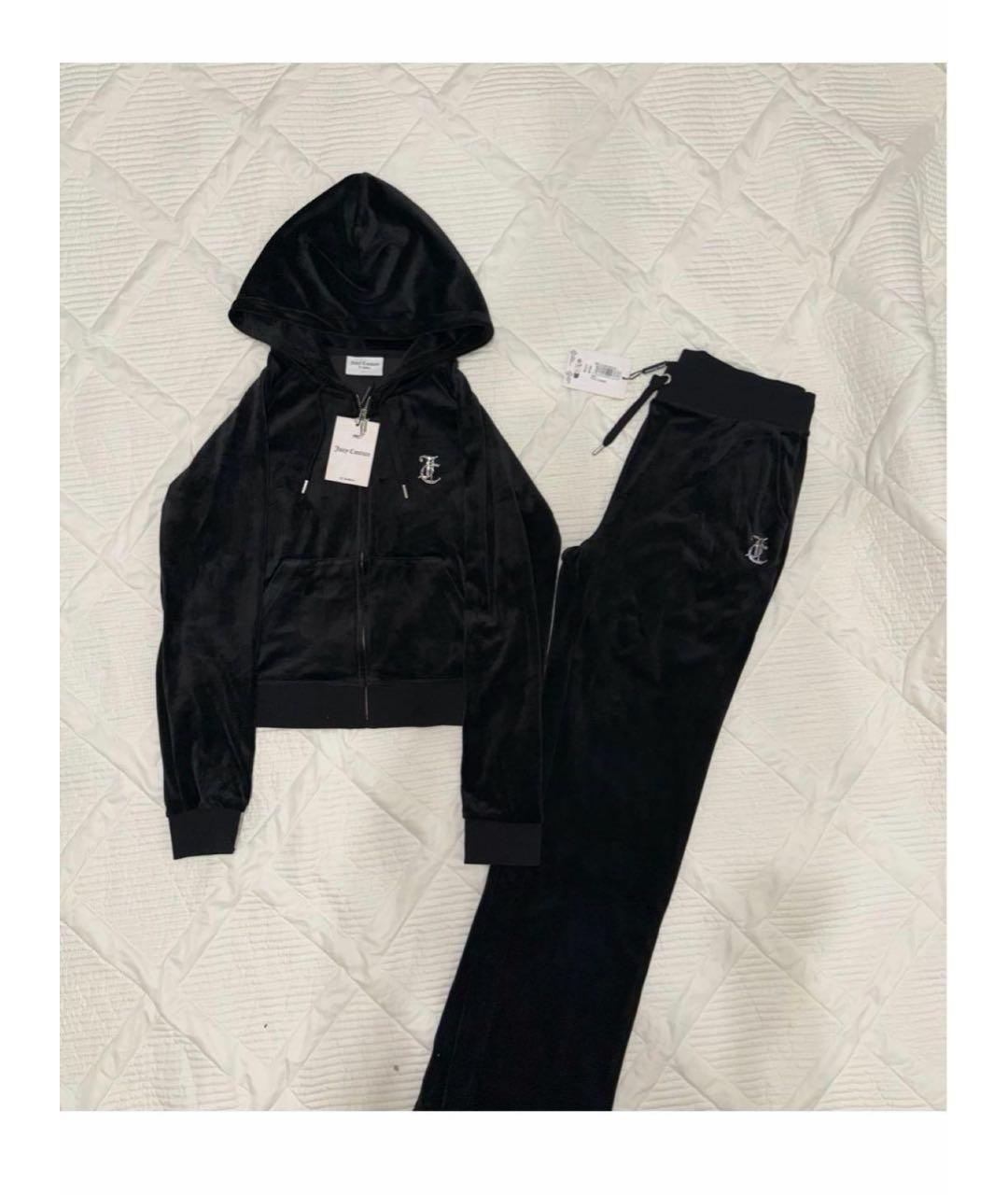 JUICY COUTURE Черный полиэстеровый костюм с брюками, фото 4