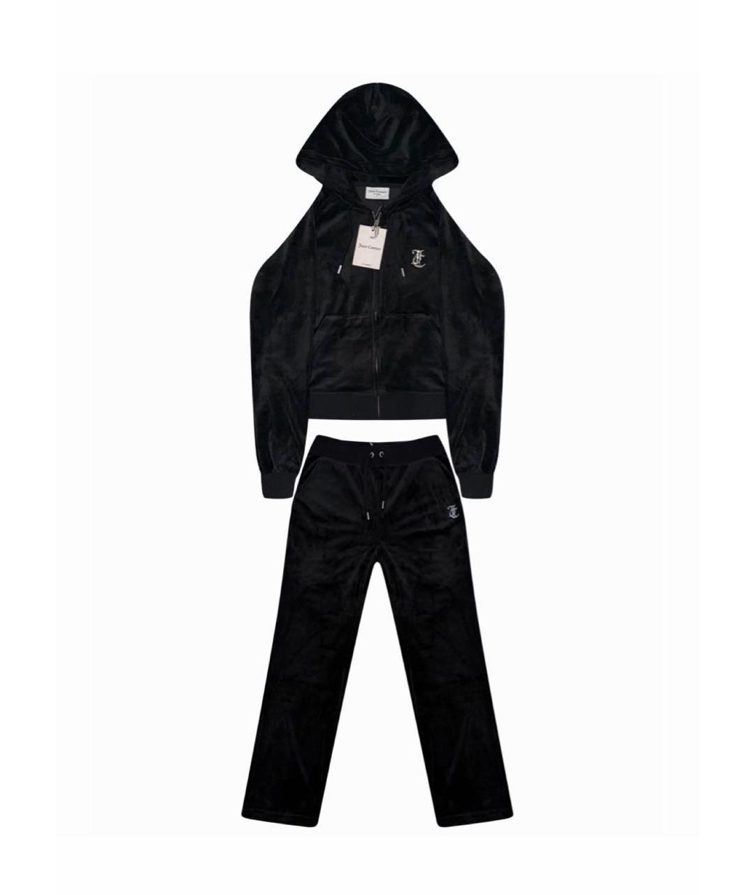 JUICY COUTURE Черный полиэстеровый костюм с брюками, фото 8