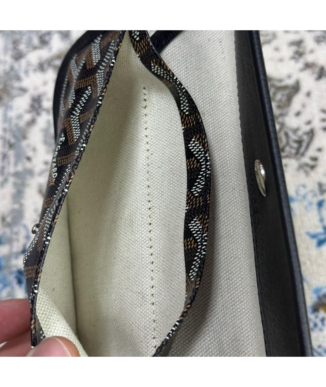 GOYARD Черный кошелек, фото 5