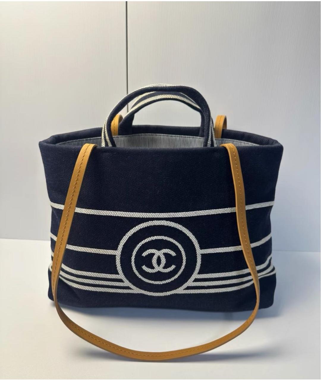 CHANEL Черная сумка тоут, фото 9