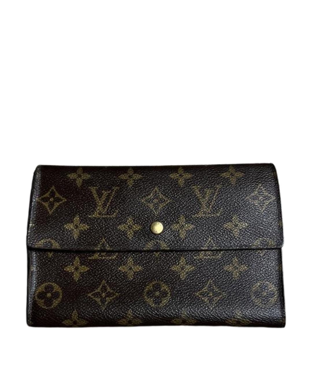 LOUIS VUITTON Коричневый кошелек, фото 1