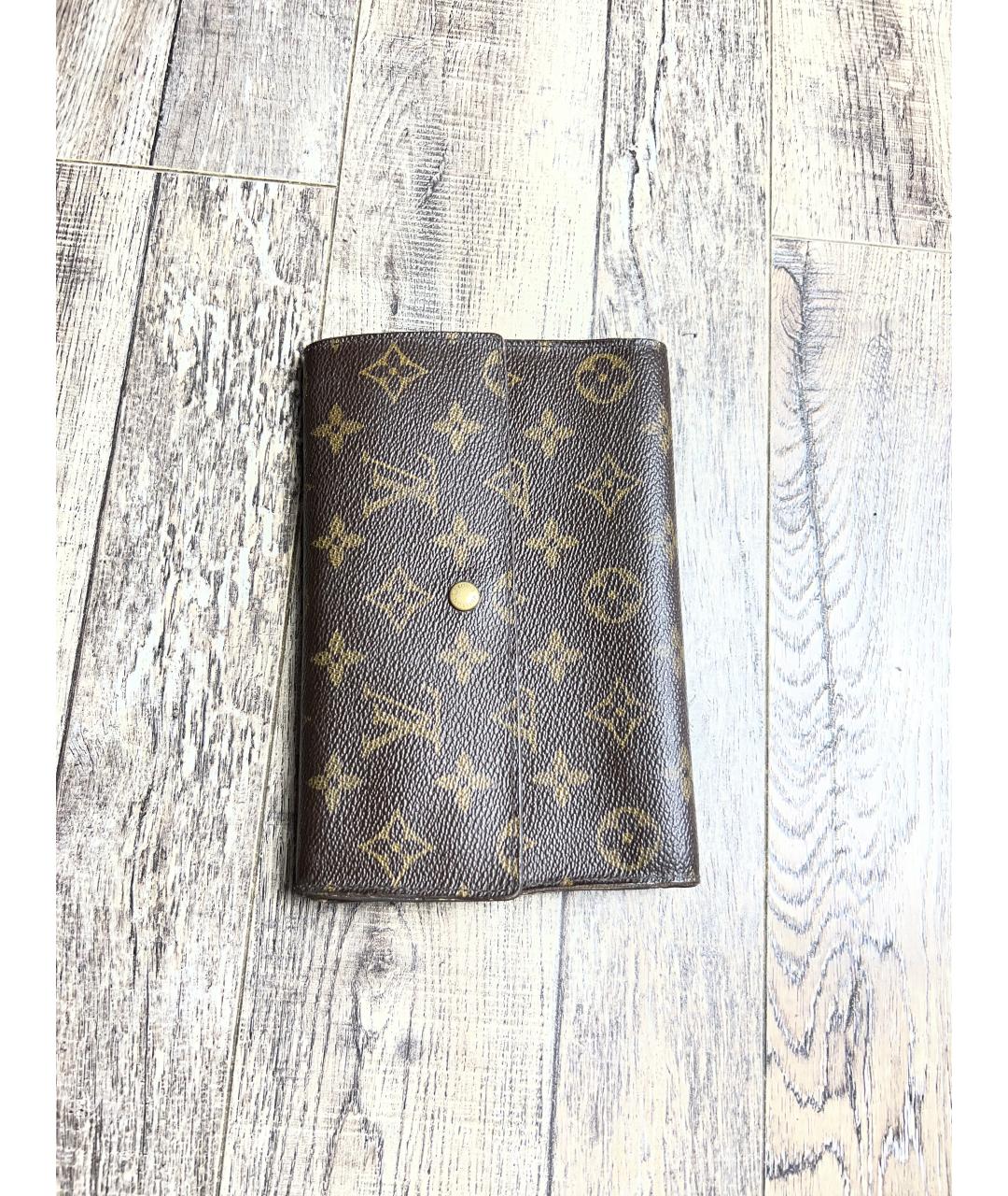 LOUIS VUITTON Коричневый кошелек, фото 2