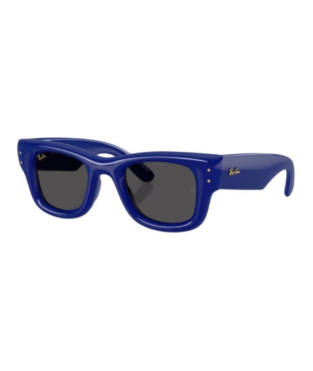 RAY BAN Синие пластиковые солнцезащитные очки, фото 1