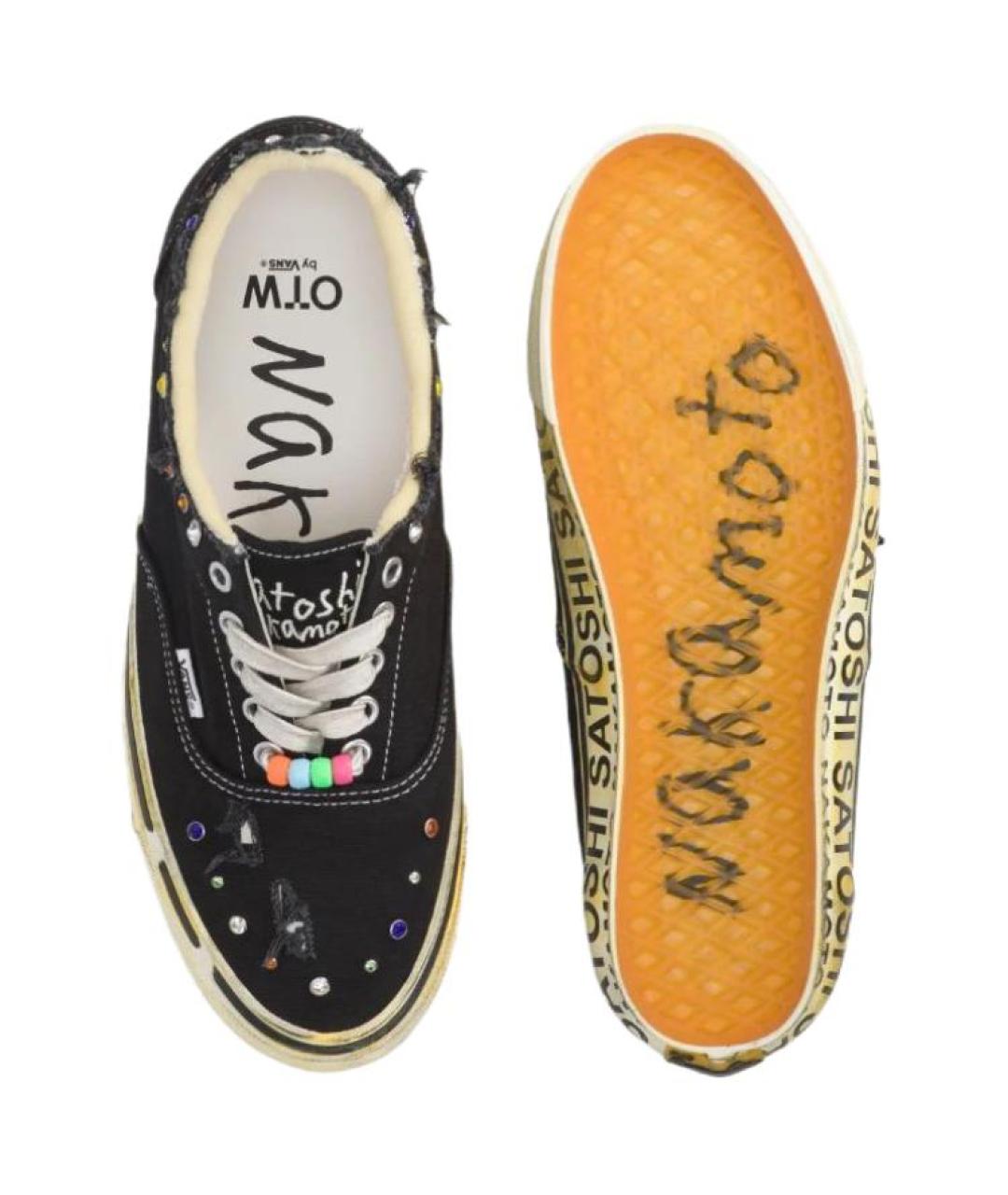 VANS Черные текстильные кроссовки, фото 4