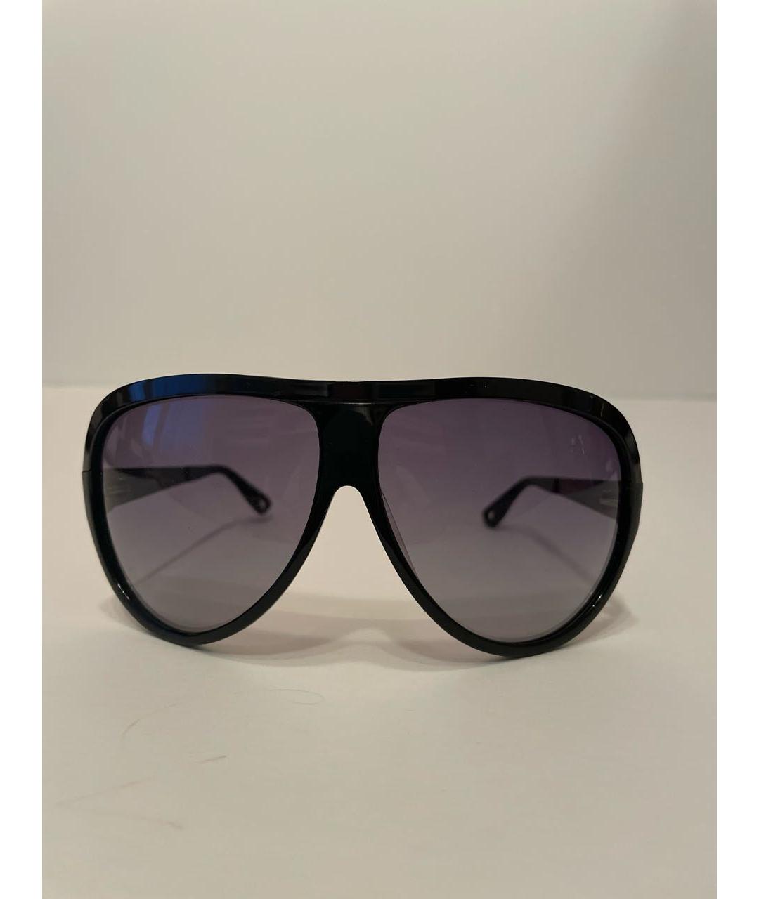 EMPORIO ARMANI Черные пластиковые солнцезащитные очки, фото 8